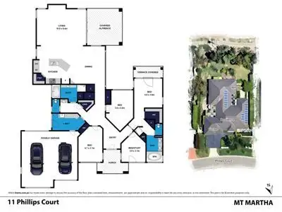 Floorplan of Homely house listing, 11 Phillips Court, Mount Martha VIC 3934