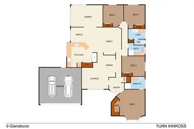 Floorplan of Homely house listing, 9 Glendevon Turn, Kinross WA 6028