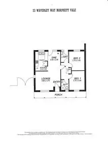 Floorplan of Homely semi-detached listing, 23 Waverley Way, Morphett Vale SA 5162