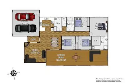 Floorplan of Homely house listing, 3 Chatham Close, Cranbourne East VIC 3977