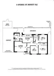 Floorplan of Homely house listing, 18 Inverness Avenue, Morphett Vale SA 5162