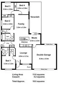 Floorplan of Homely house listing, 27 Olivia Way, Hastings VIC 3915