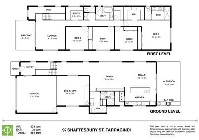 Floorplan of Homely house listing, 92 Shaftesbury Street, Tarragindi QLD 4121