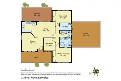 Floorplan of Homely house listing, 2 Jarrah Place, Doonside NSW 2767