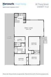 Floorplan of Homely house listing, 30 Thorp Street, Cygnet TAS 7112