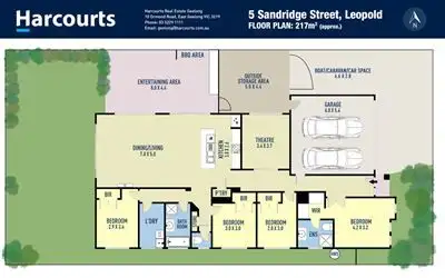 Floorplan of Homely house listing, 5 Sandridge Street, Leopold VIC 3224