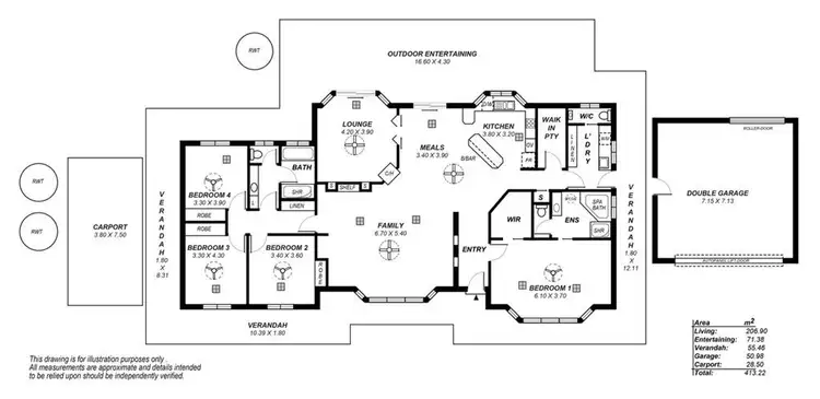 Floorplan of Homely house listing, 8 Stock Road, Victor Harbor SA 5211