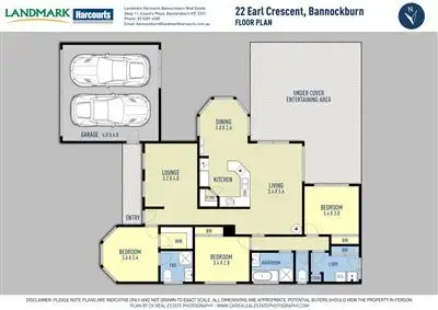 Floorplan of Homely house listing, 22 Earl Crescent, Bannockburn VIC 3331
