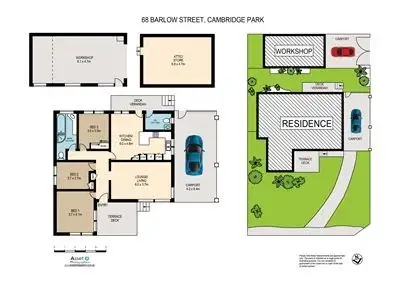 Floorplan of Homely house listing, 68 Barlow Street, Cambridge Park NSW 2747