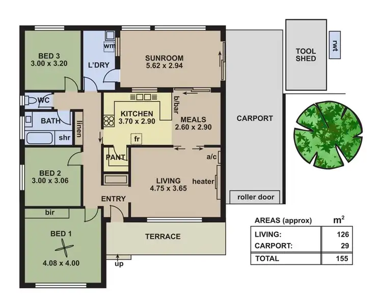 Floorplan of Homely house listing, 29 Grenache Road, Hackham SA 5163