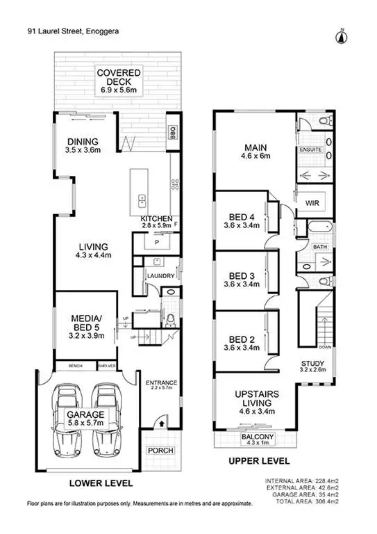 Floorplan of Homely house listing, 91 Laurel Street, Enoggera QLD 4051