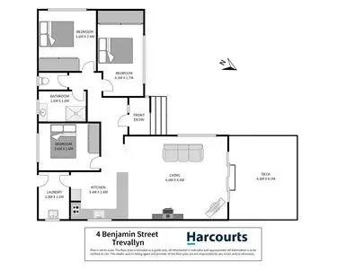 Floorplan of Homely house listing, 4 Benjamin Street, Trevallyn TAS 7250