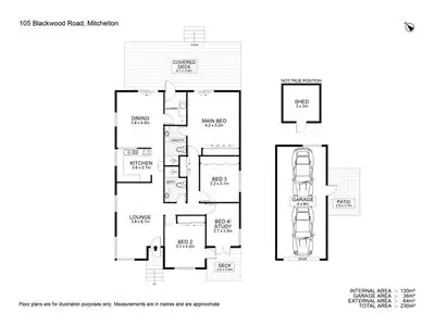 Floorplan of Homely house listing, 105 Blackwood Street, Mitchelton QLD 4053