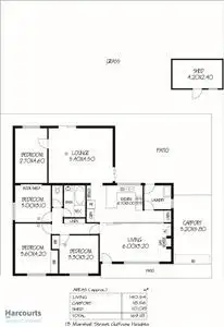 Floorplan of Homely house listing, 13 Marshall Street, Gulfview Heights SA 5096