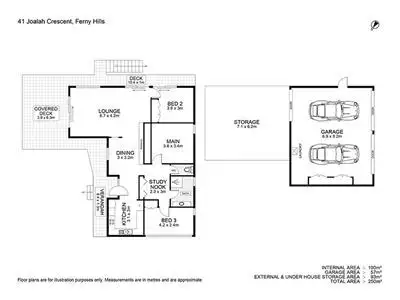 Floorplan of Homely house listing, 41 Joalah Crescent, Ferny Hills QLD 4055