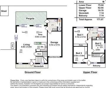 Floorplan of Homely house listing, 3/13 Maxwell Road, Hackham West SA 5163