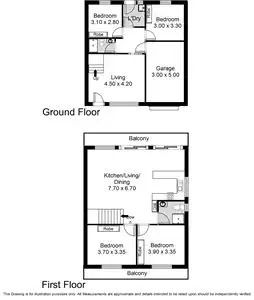 Floorplan of Homely house listing, 36 Heggerton Street, Mccracken SA 5211