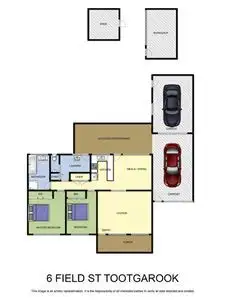 Floorplan of Homely house listing, 6 Field Street, Tootgarook VIC 3941
