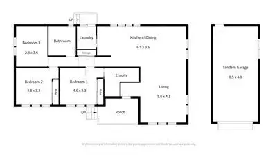 Floorplan of Homely house listing, 1 Towerhill Drive, Ringwood VIC 3134