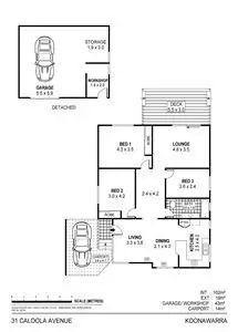 Floorplan of Homely house listing, 31 Caloola Avenue, Koonawarra NSW 2530