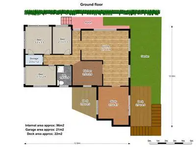 Floorplan of Homely house listing, 2 Flinders Avenue, Kiama Downs NSW 2533