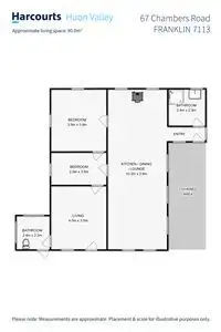 Floorplan of Homely house listing, 67 Chambers Road, Franklin TAS 7113