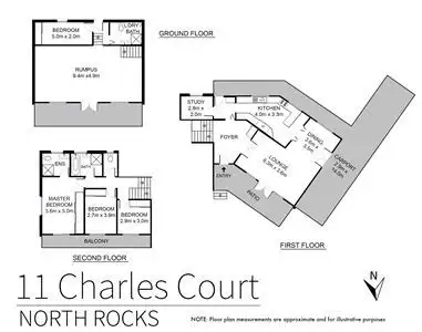 Floorplan of Homely house listing, 11 Charles Court, North Rocks NSW 2151