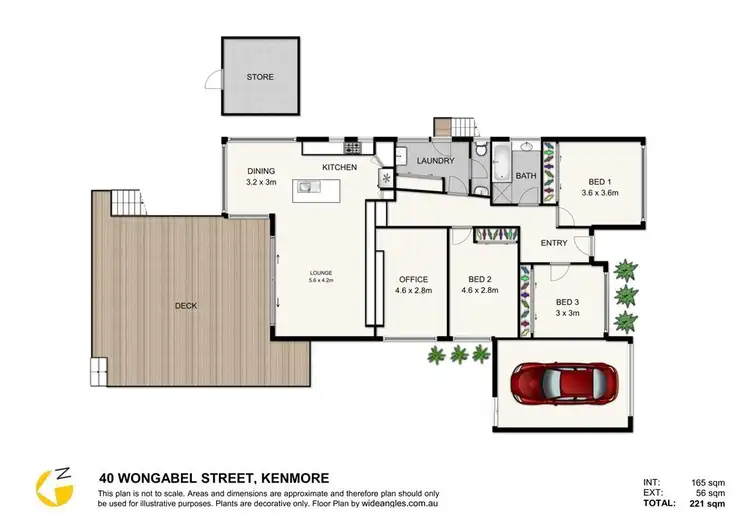 Floorplan of Homely house listing, 40 Wongabel Street, Kenmore QLD 4069
