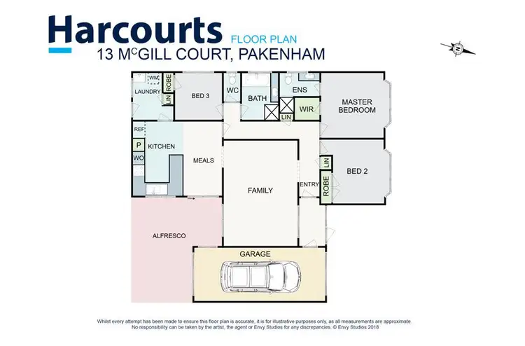 Floorplan of Homely house listing, 13 McGill Court, Pakenham VIC 3810