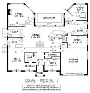 Floorplan of Homely house listing, 8 Riviera Court, Pasadena SA 5042