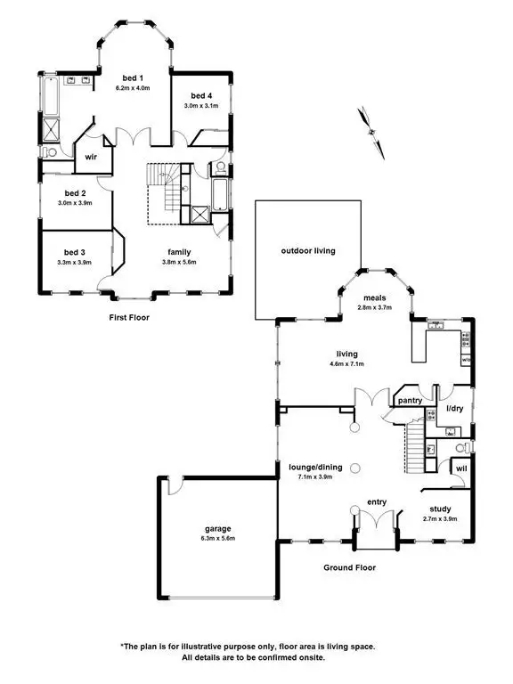 Floorplan of Homely house listing, 17 Sheldon Drive, Berwick VIC 3806