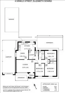 Floorplan of Homely house listing, 4 Winkle Street, Elizabeth Downs SA 5113