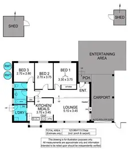 Floorplan of Homely house listing, 4 Amaroo Road, Sheidow Park SA 5158