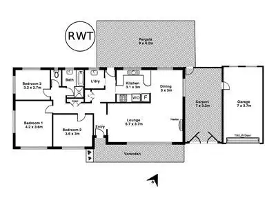 Floorplan of Homely house listing, 81C Standen Street, Murray Bridge SA 5253