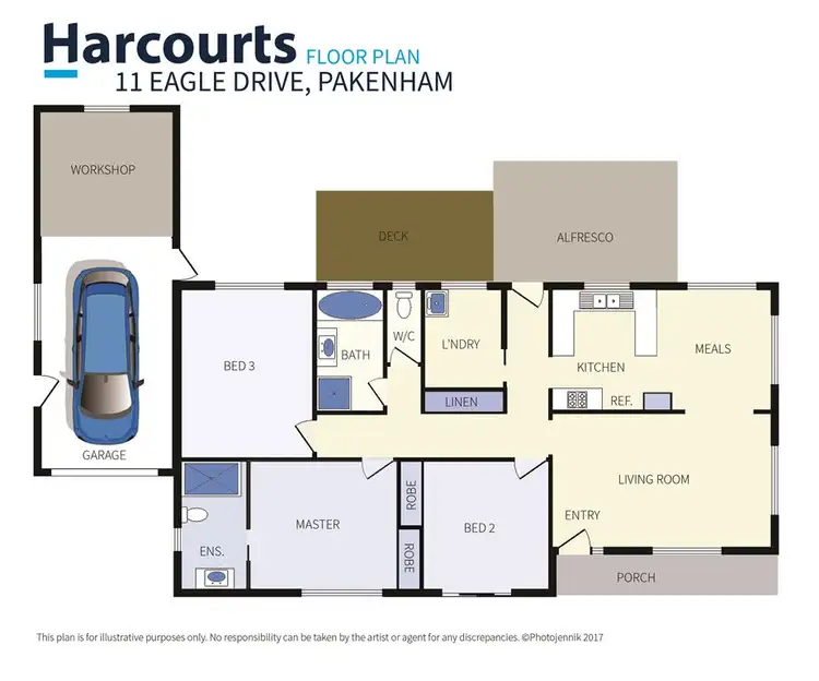 Floorplan of Homely house listing, 11 Eagle Drive, Pakenham VIC 3810