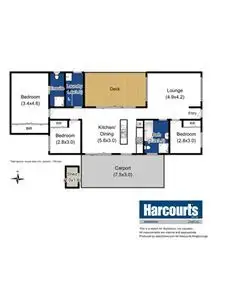 Floorplan of Homely unit listing, 2/19 Rannah Street, Electrona TAS 7054