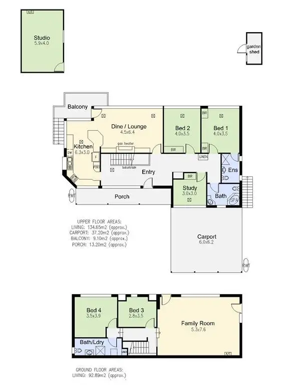 Floorplan of Homely house listing, 16 Centre Way, Belair SA 5052