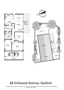 Floorplan of Homely house listing, 88 Kirkwood Avenue, Seaford VIC 3198