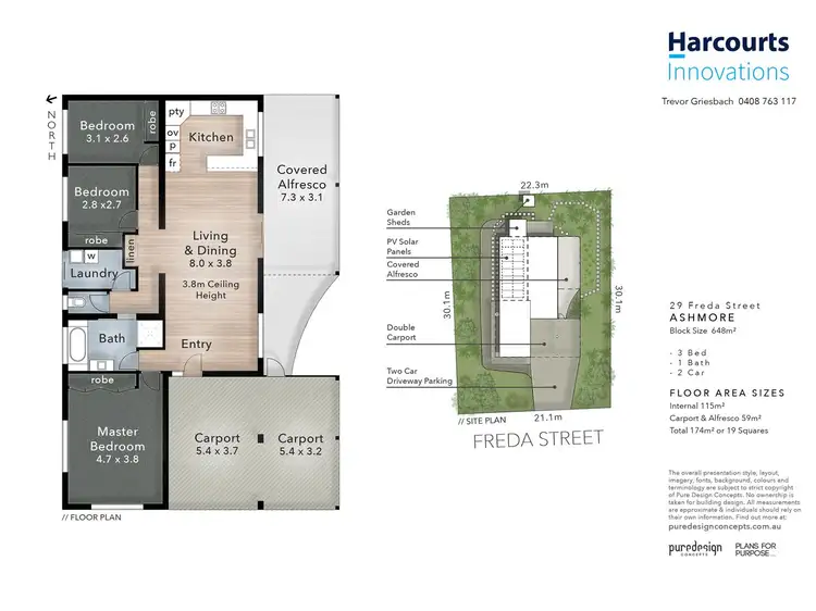Floorplan of Homely house listing, 29 Freda Street, Ashmore QLD 4214