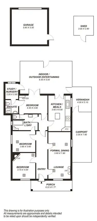 Floorplan of Homely house listing, 19 Springbank Road, Colonel Light Gardens SA 5041