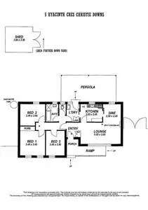 Floorplan of Homely house listing, 5 Hyacinth Crescent, Christie Downs SA 5164