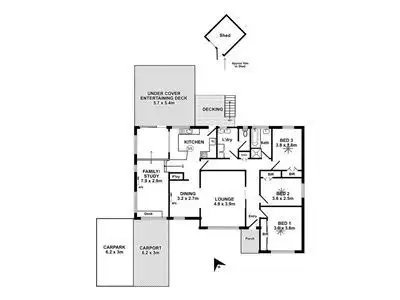 Floorplan of Homely house listing, 8 Margaret Avenue, Glenalta SA 5052