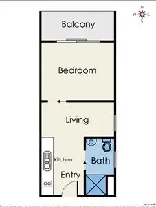 Floorplan of Homely apartment listing, 53/390 Burwood Highway, Burwood VIC 3125