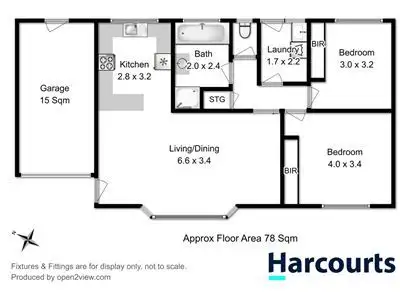 Floorplan of Homely unit listing, 1/441 Oceana Drive, Howrah TAS 7018