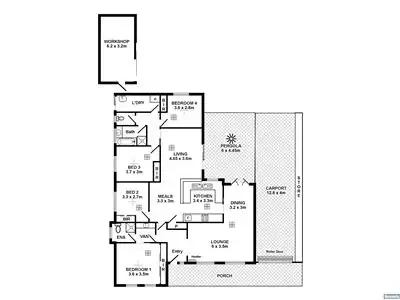 Floorplan of Homely house listing, 23 Fairhill Street, Hallett Cove SA 5158