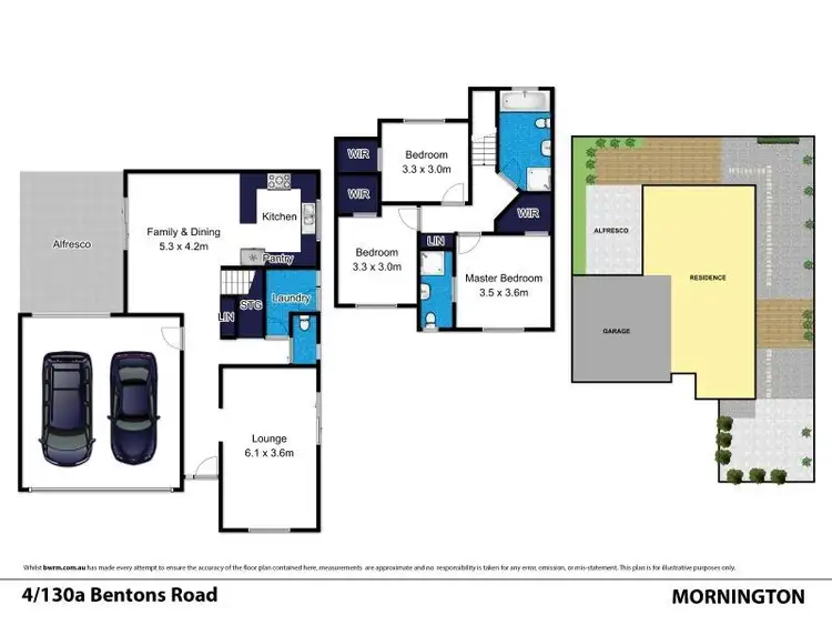 Floorplan of Homely townhouse listing, 4/130A Bentons Road, Mount Martha VIC 3934