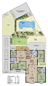 Floorplan of Homely house listing, 13 Topaz Drive, Flagstaff Hill SA 5159