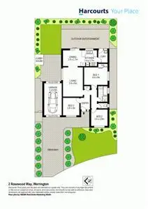 Floorplan of Homely house listing, 2 Rosewood Way, Werrington NSW 2747