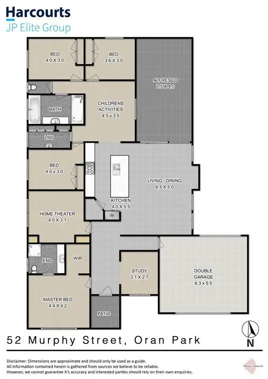 Floorplan of Homely house listing, 52 Murphy Street, Oran Park NSW 2570
