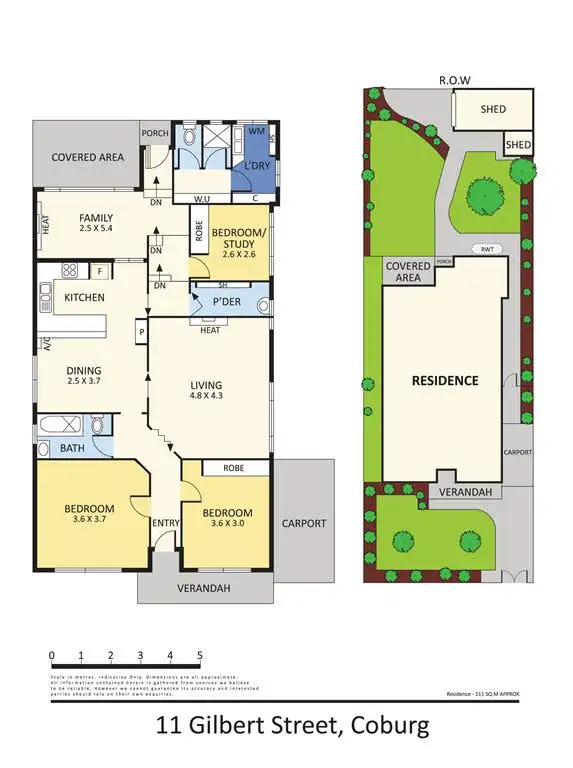 Floorplan of Homely house listing, 11 Gilbert Street, Coburg VIC 3058